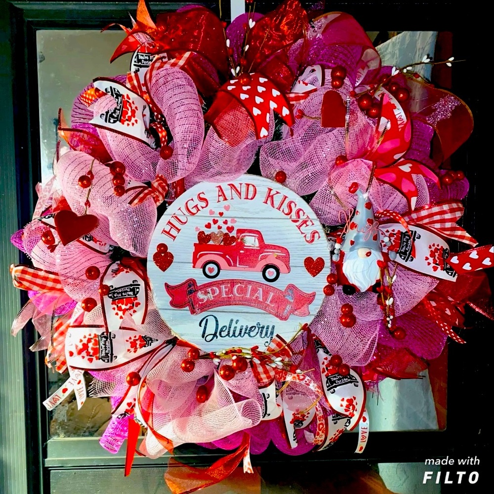 Valentines wreath